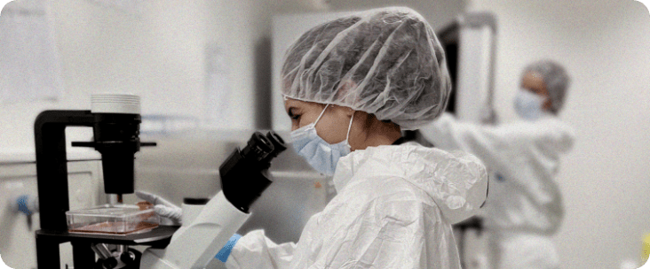RNAlead scientist working in the lab